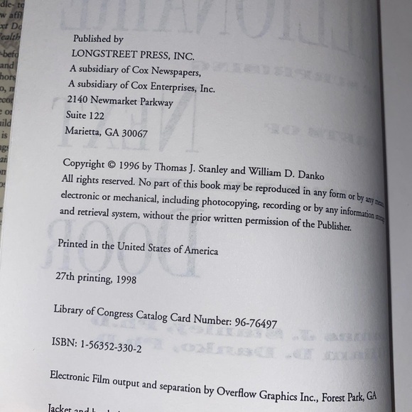 The Millionaire Mind & The Millionaire Next Door Book Bundle (2) - Picture 4 of 4